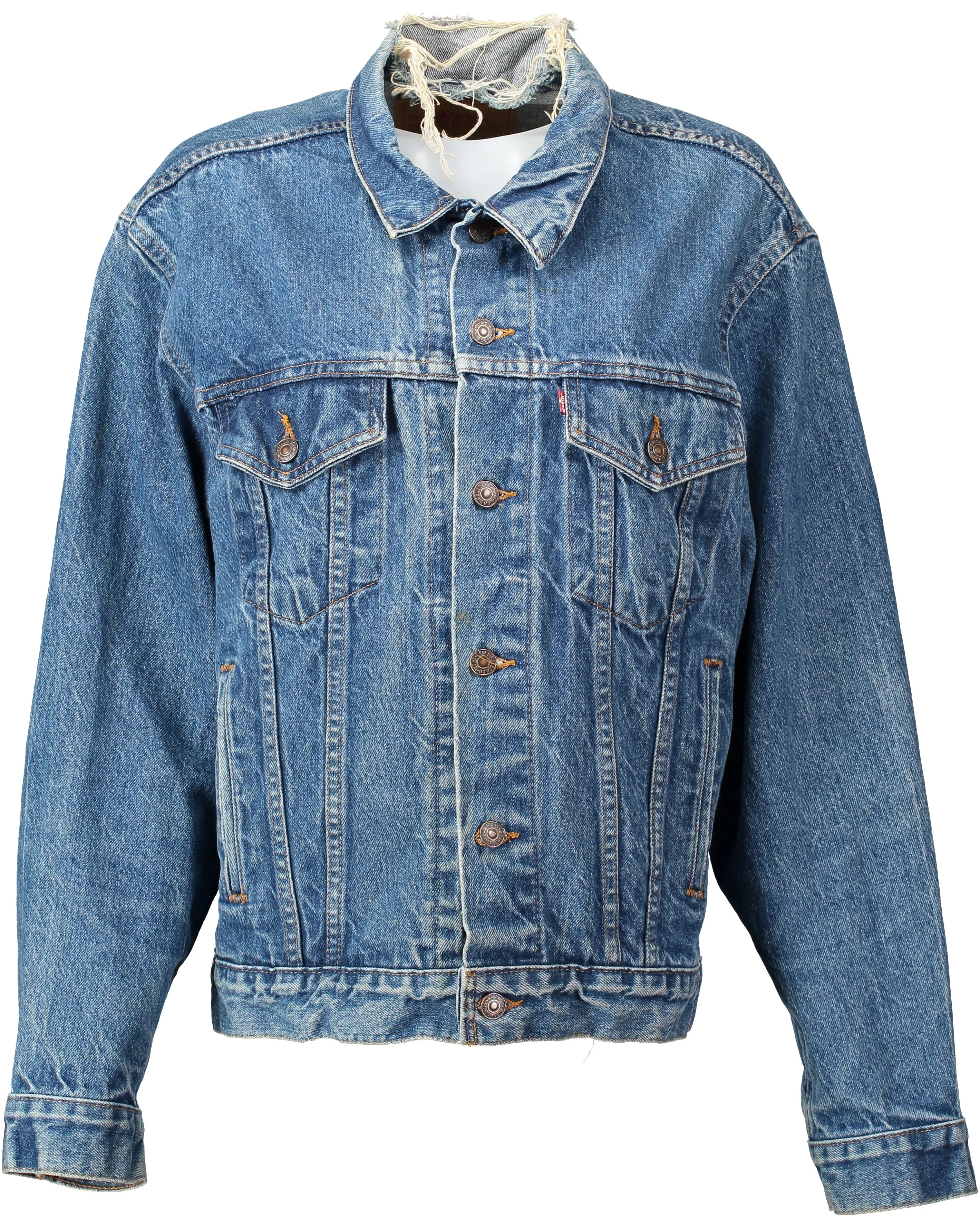 "Sage" 'Soulmates' Hand painted vintage denim jacket