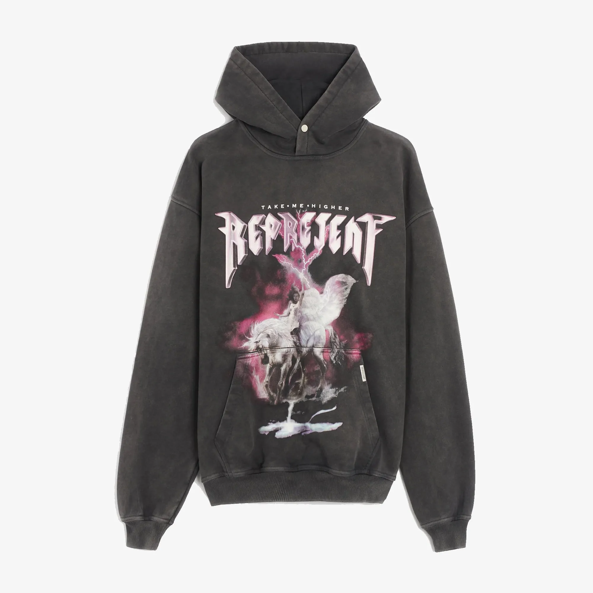 Represent | TAKE ME HIGHER HOODIE  { VINTAGE GREY