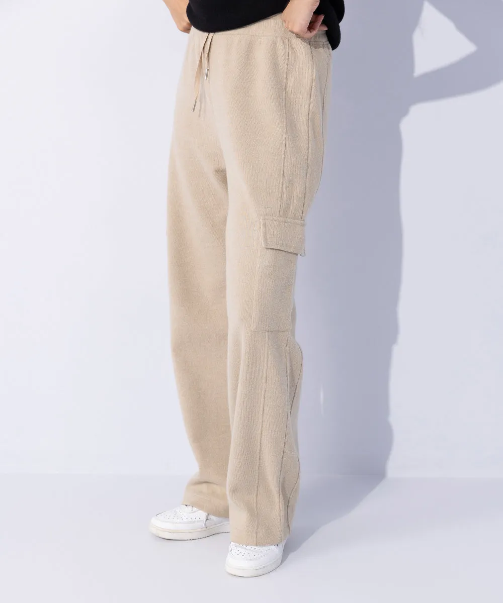 Ribbed Cargo Joggers