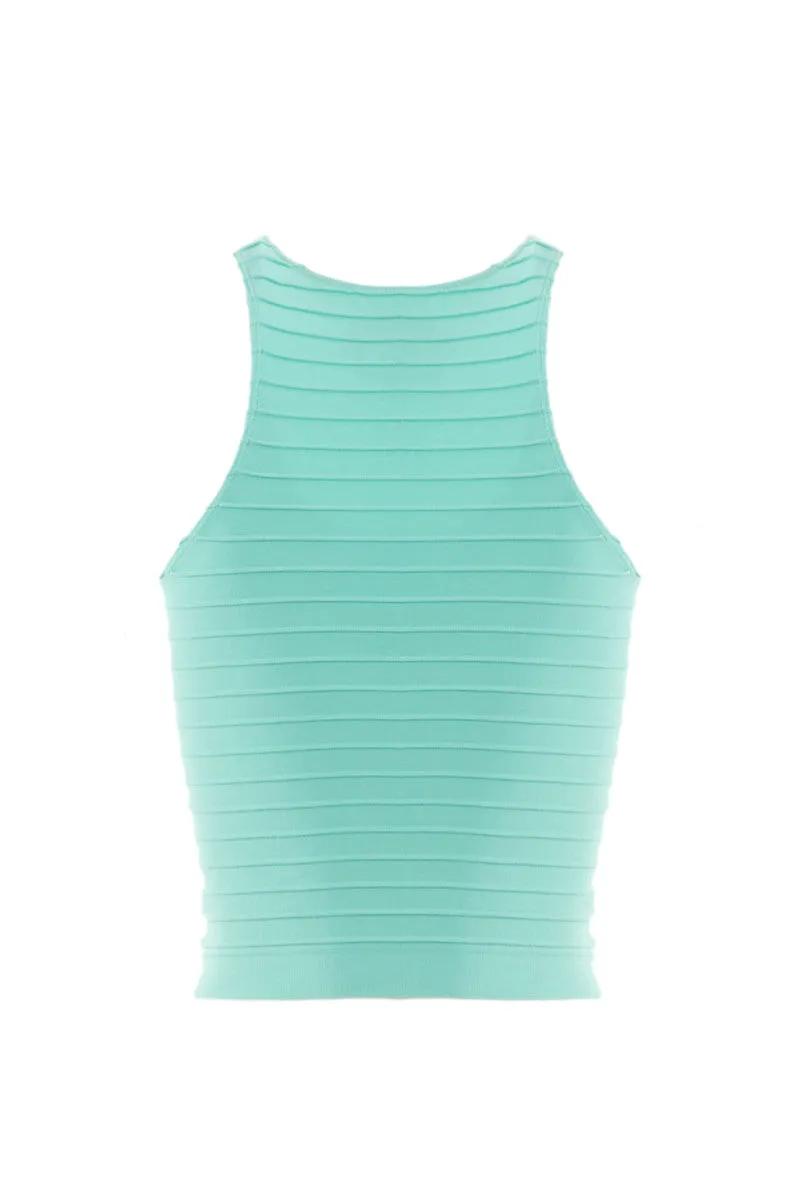 Seamless Ribbed Cropped Tank