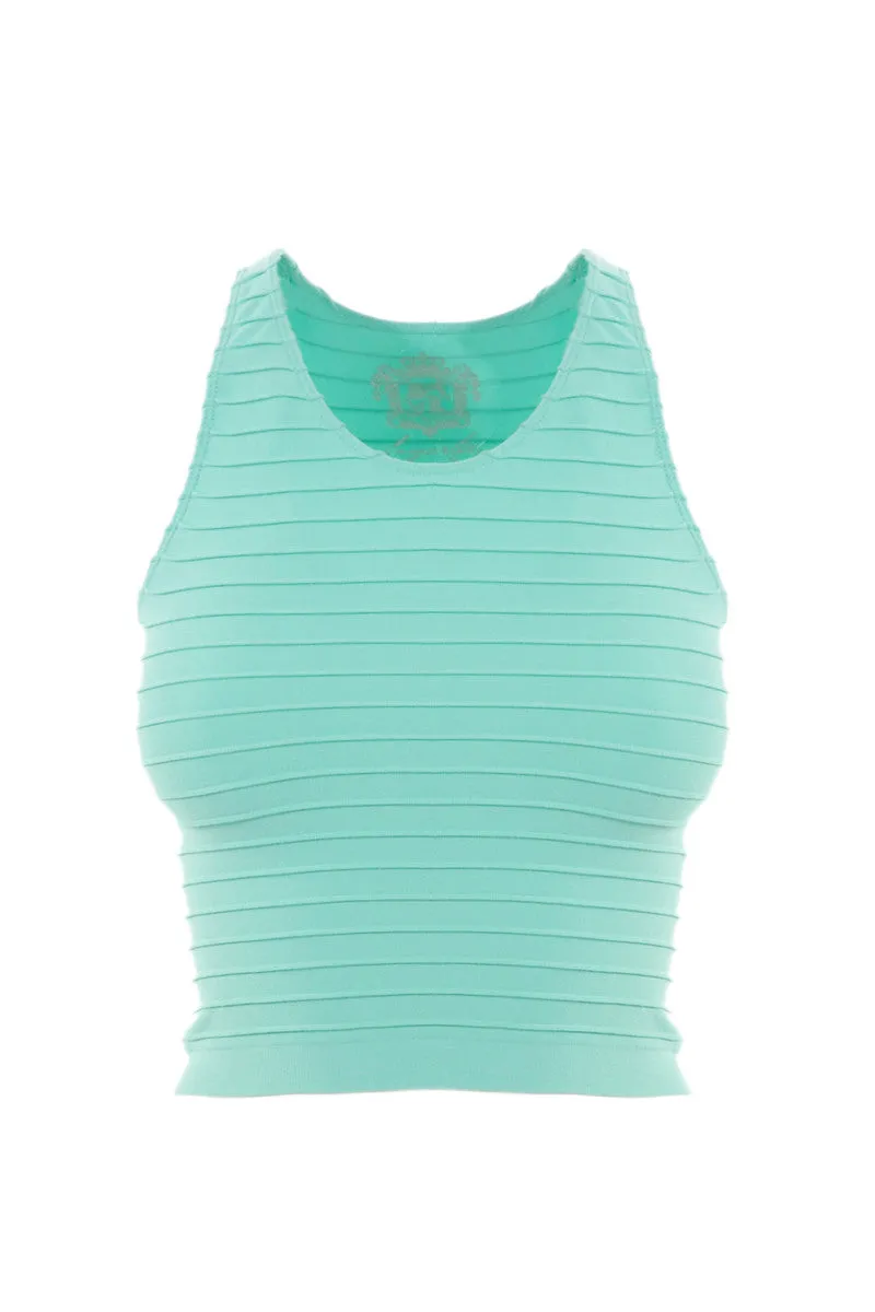 Seamless Ribbed Cropped Tank