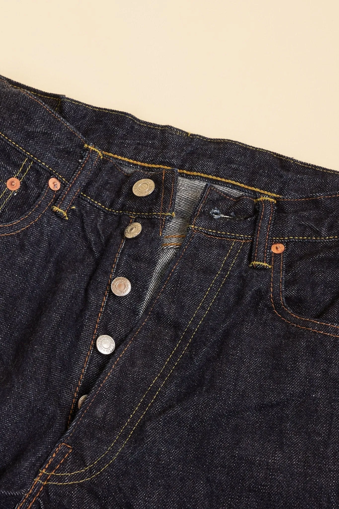 TCB Jeans 50's XX High Rise Straight Denim - 13.5oz
