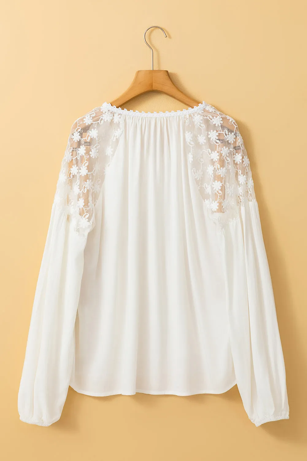 Think On It Lace Detail Blouse