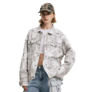 Tie Dye Gradient Street Jacket