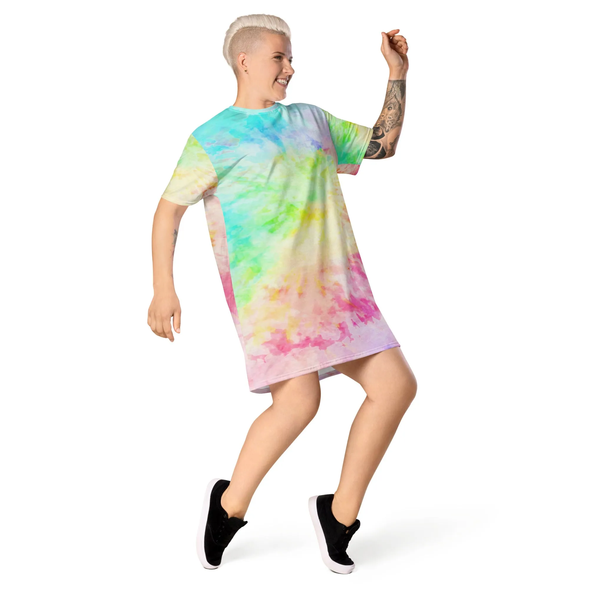 Trend4us Tie Dye T-shirt Dress
