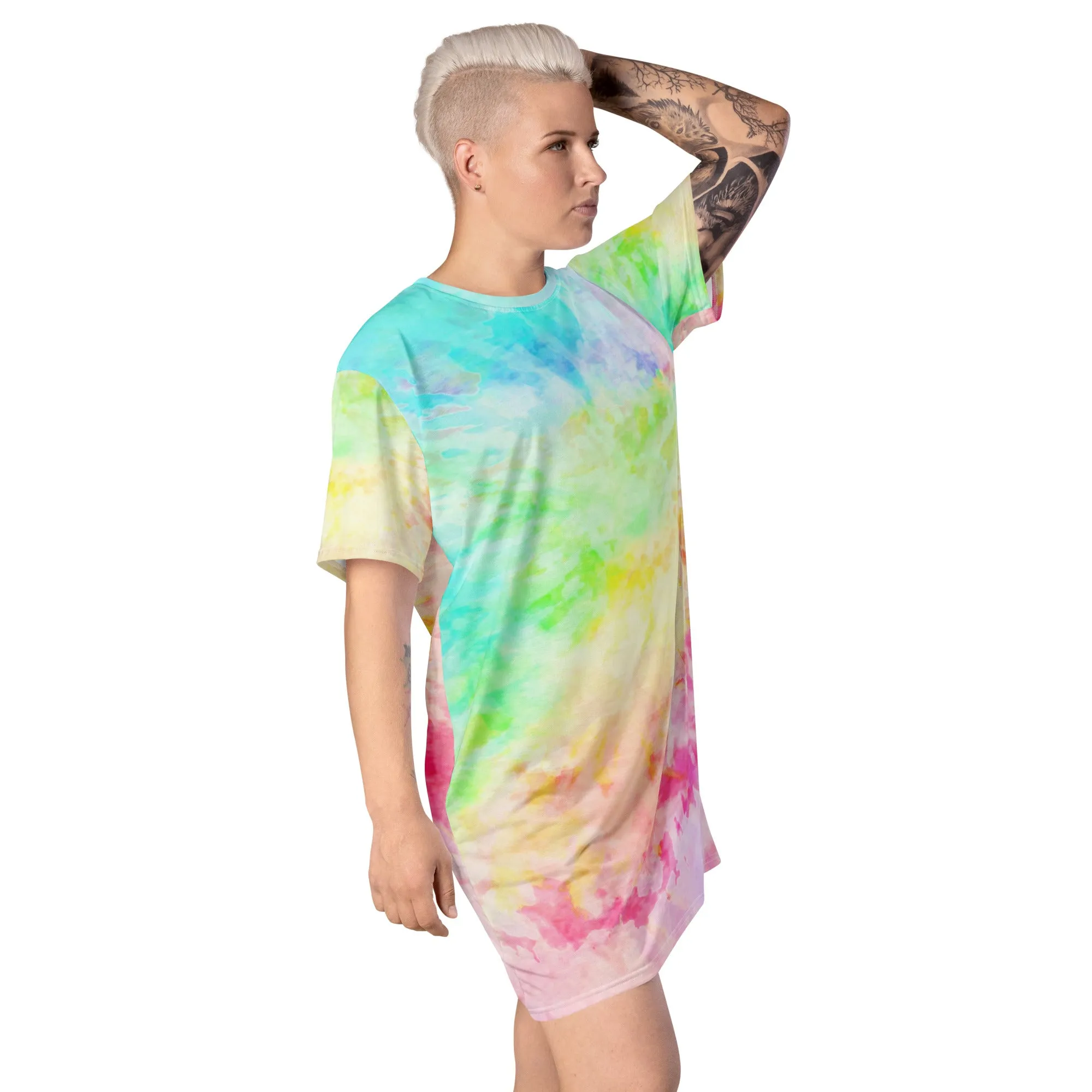Trend4us Tie Dye T-shirt Dress