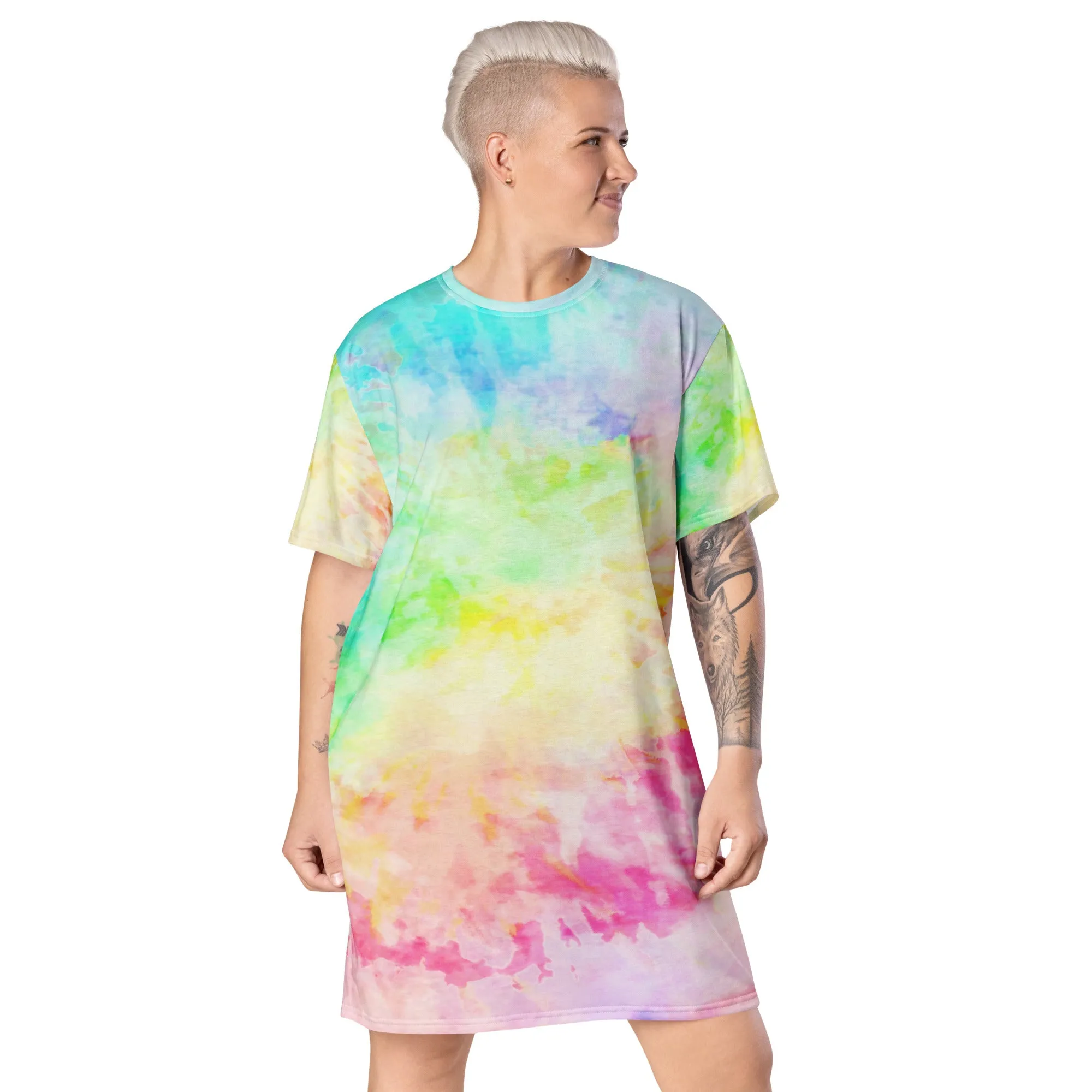 Trend4us Tie Dye T-shirt Dress