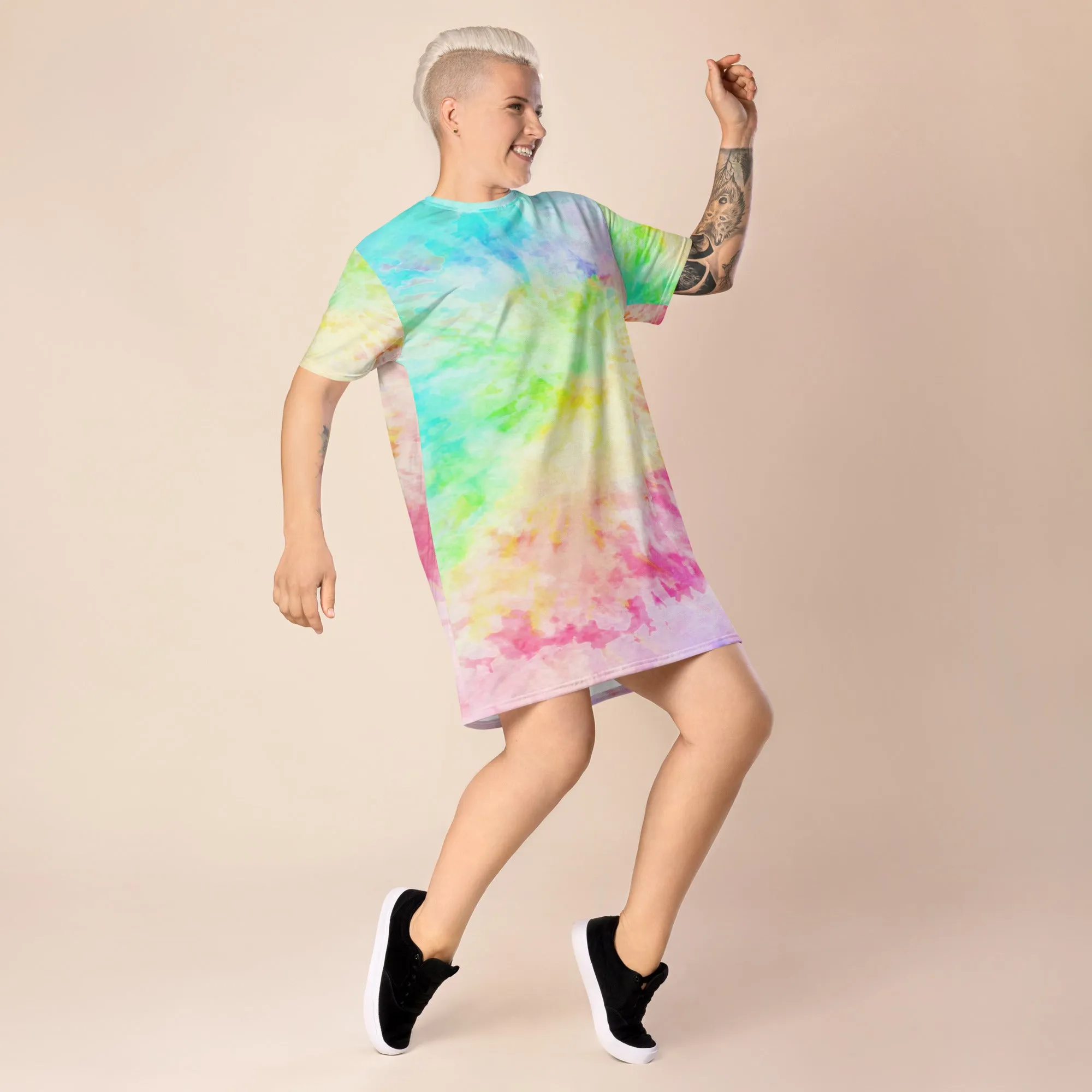 Trend4us Tie Dye T-shirt Dress