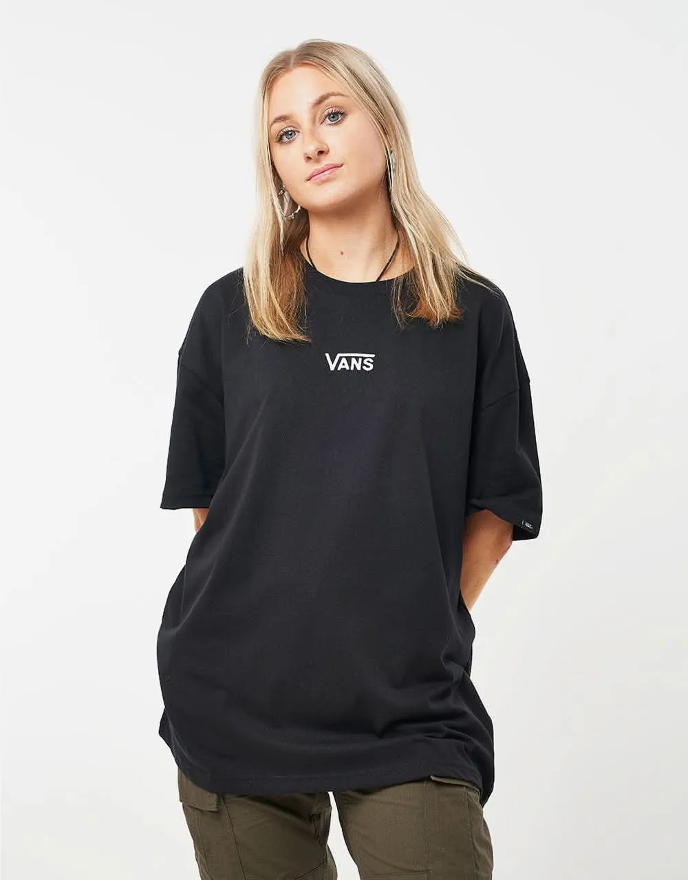 Vans Center Drop Vee T-Shirt - Black