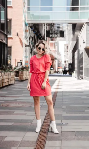 Velvet by Graham & Spencer Adorabella 3/4 Sleeve Dress