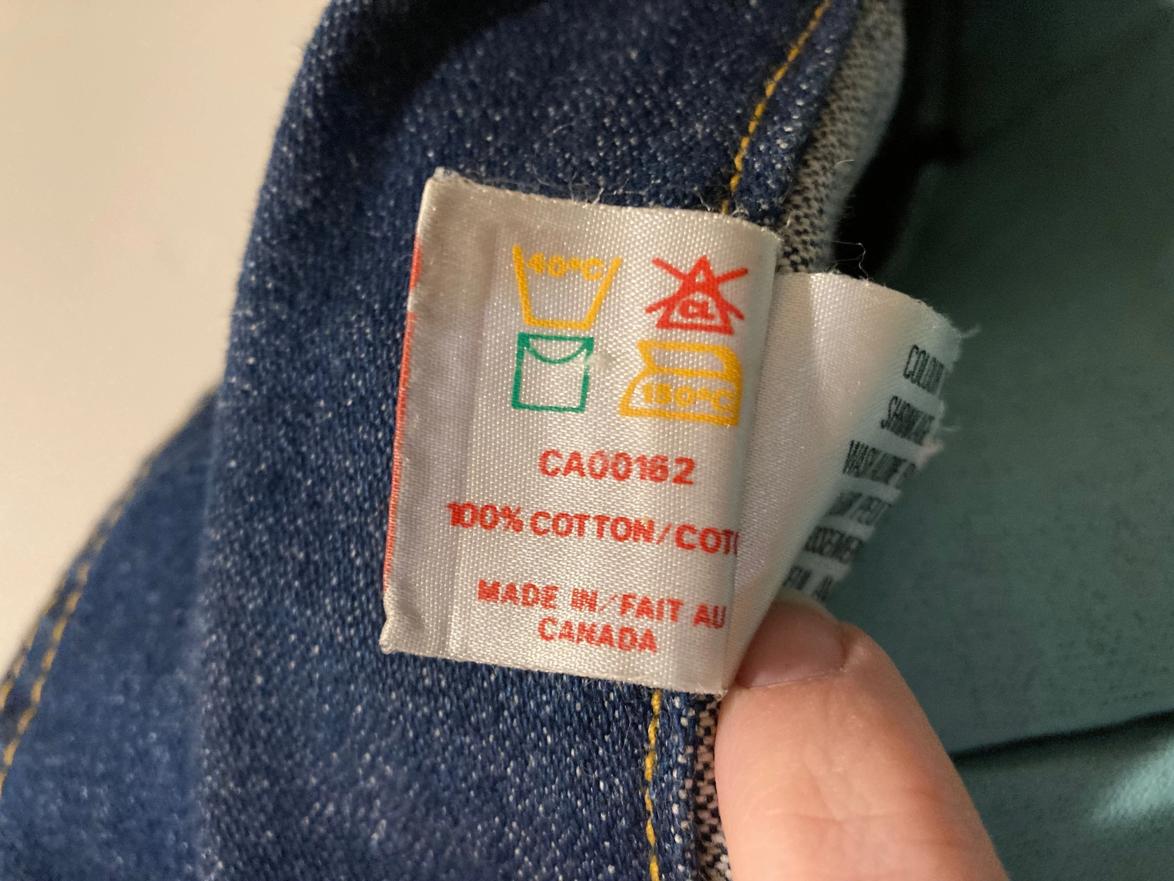 Vintage GWG Dark Wash Denim Jacket, Made in Canada