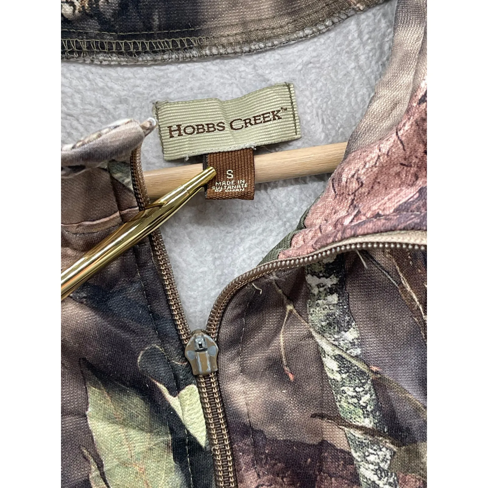 Vintage Hobbs Creek Realtree Camo Full Zip Windbreaker