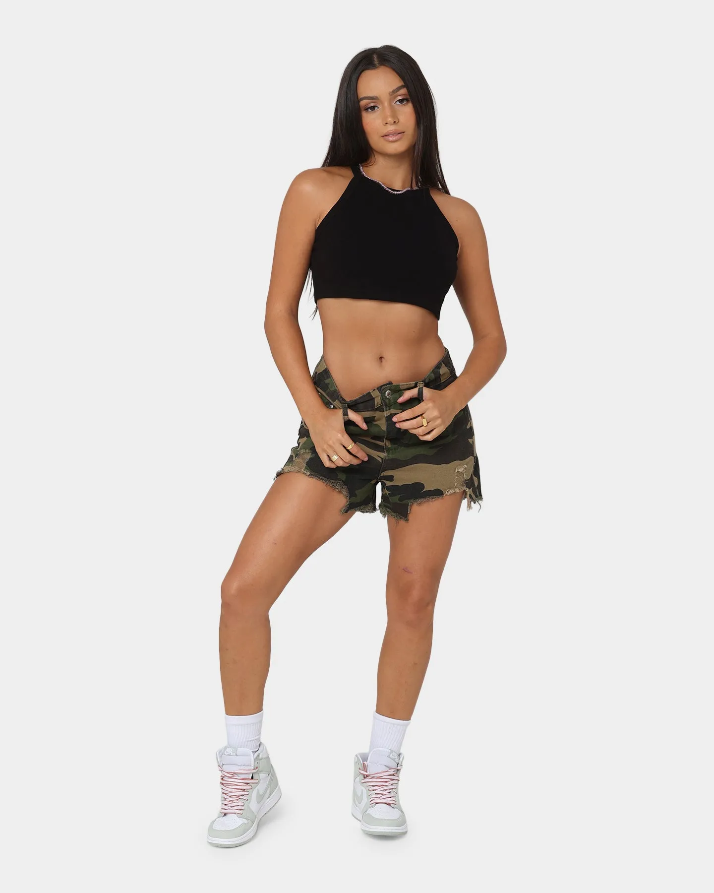 XXIII Women's Chana Cropped Tank Black