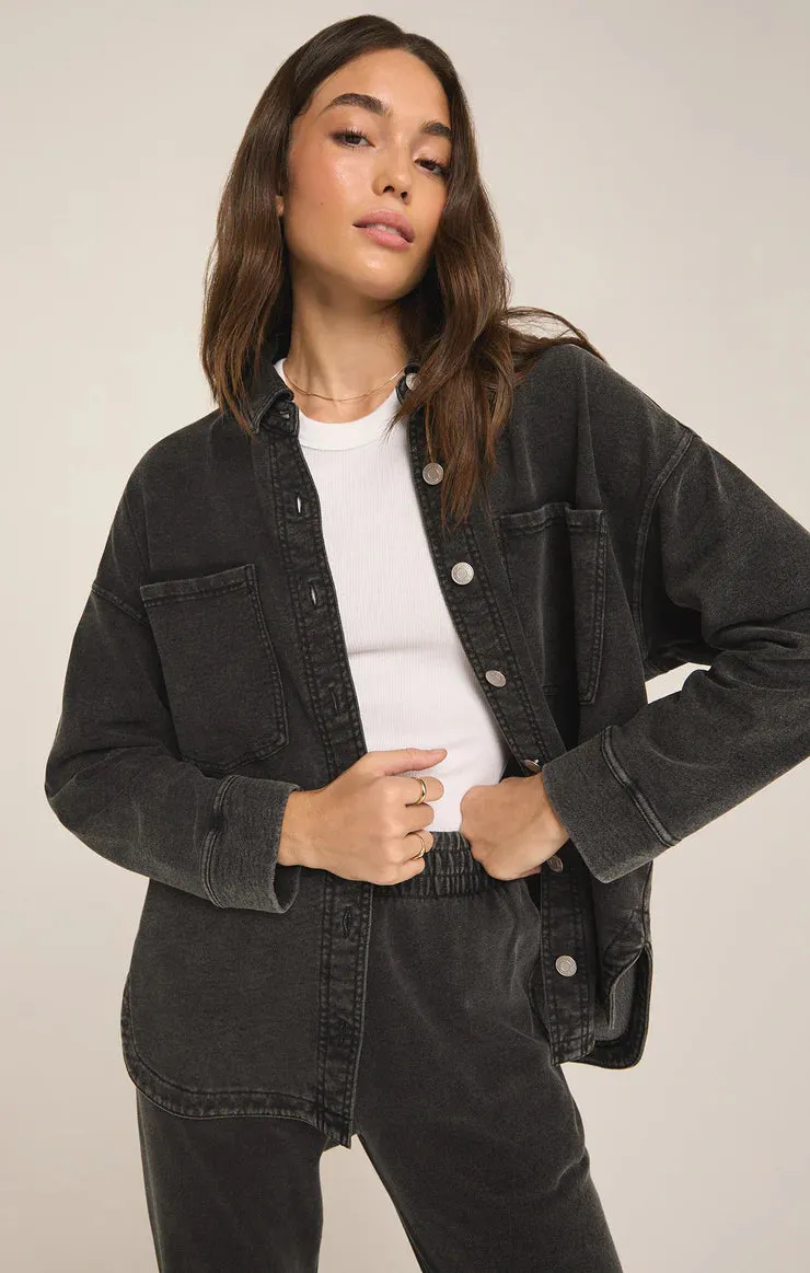 [Z Supply] All Day Knit Denim Jacket